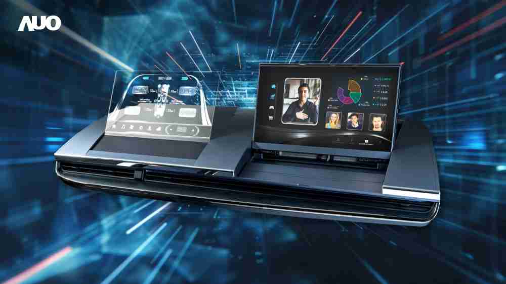 尊龙集团Micro LED Display HMI解决方案打造透明Micro LED前座仪表，，，，呈现信息并保留驾驶视野开阔；亦为副驾驶座乘客打造收放自如的Micro LED屏幕，，在不影响显示质量的前提于显示区内建镜头，，，让用户能与视讯对象直接眼神接触，，，，提供绝佳的双向沟通体验